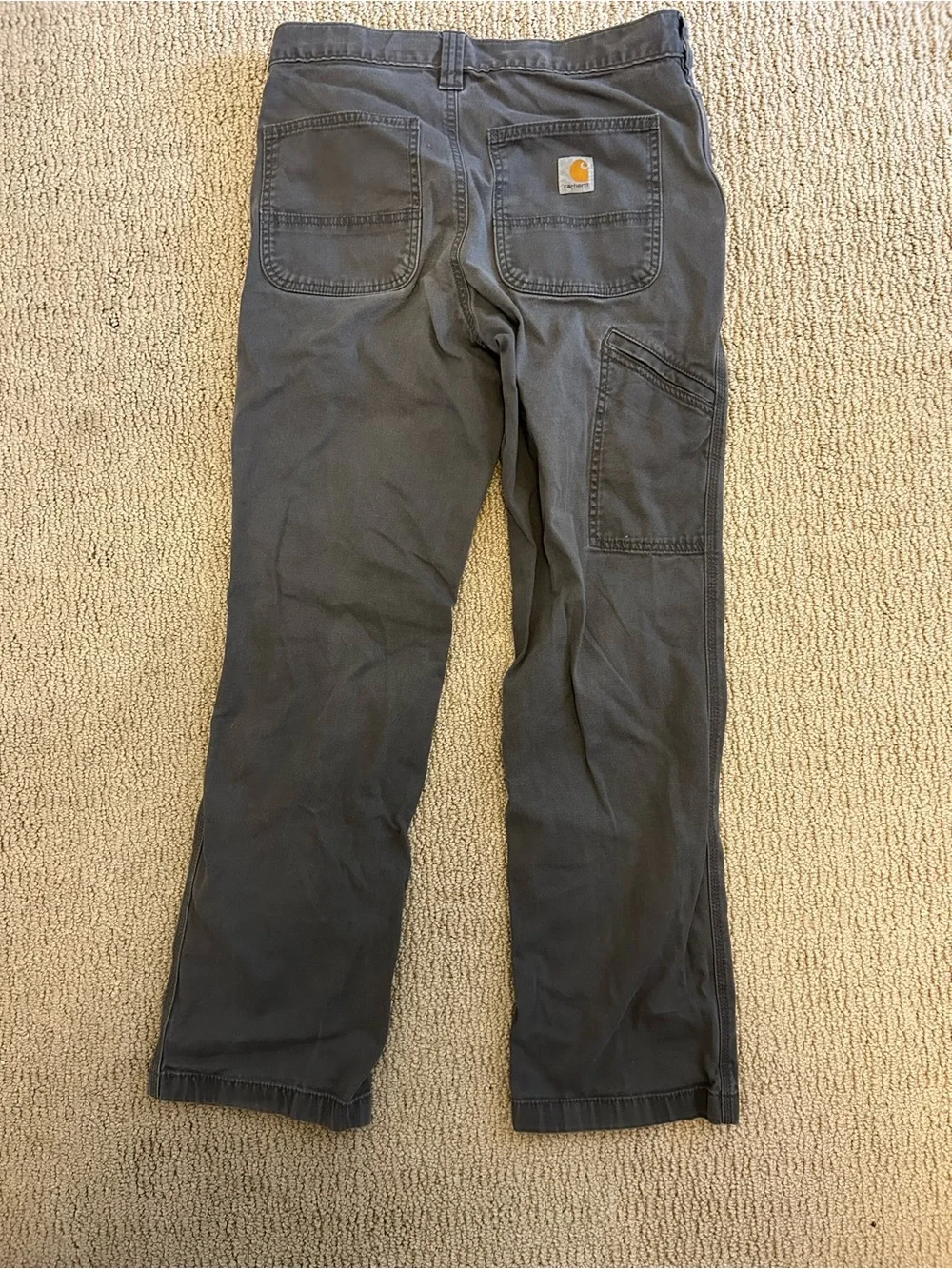 Carhartt Relaxed Fit Work Pants – Gray 30x32 - Picture 3 of 5
